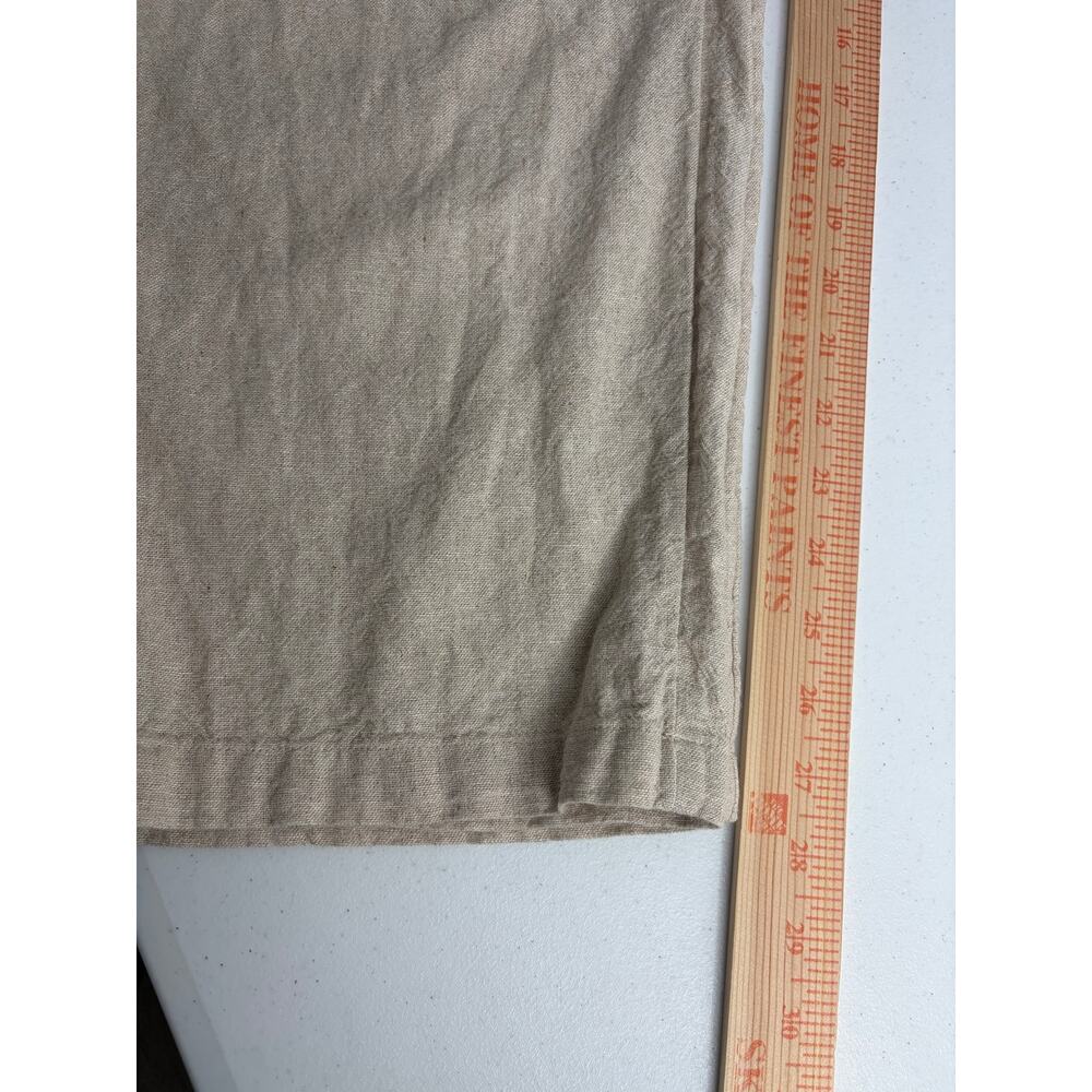 Old Navy Sleeveless Cami Linen Blend Jumpsuit Sz MT Natural Pockets Beach Boho - Picture 9 of 9